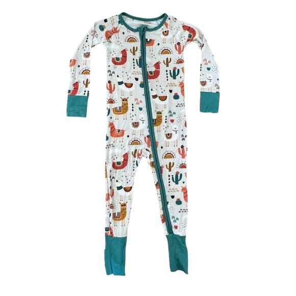 Little Sleepies Other - Little Sleepies Llama Love Zippy Pajamas Bamboo Size 18-24 Months
